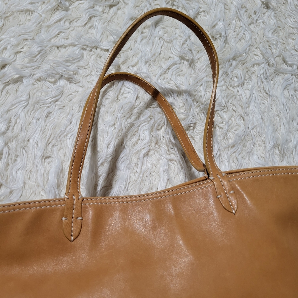 GILLI ViadellaSpigas Leather Tote Bag with Animal Print - Made in Italy - Picture 11 of 16
